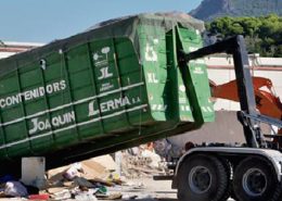 contenedores escombros